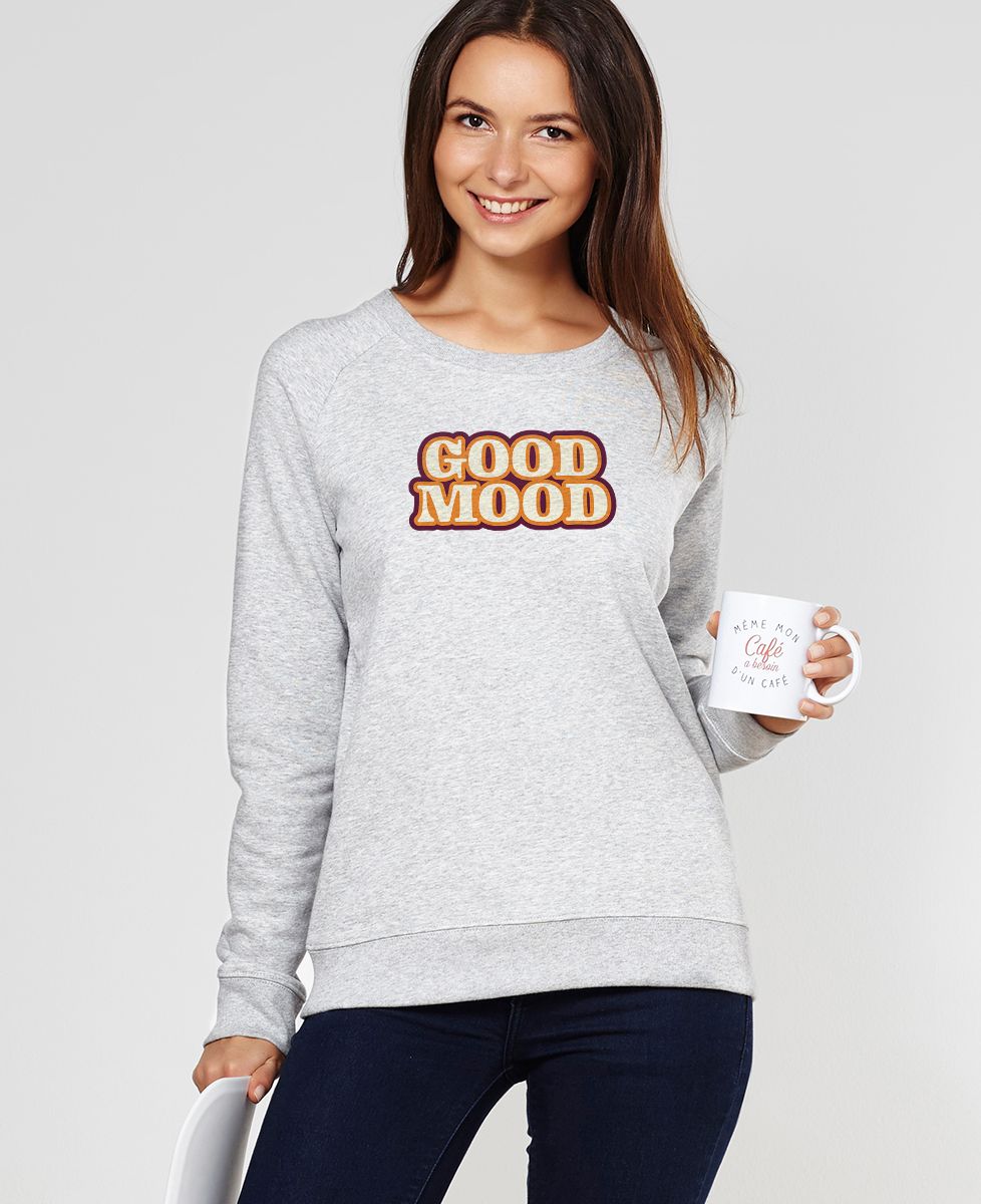 Sweatshirt femme Good mood