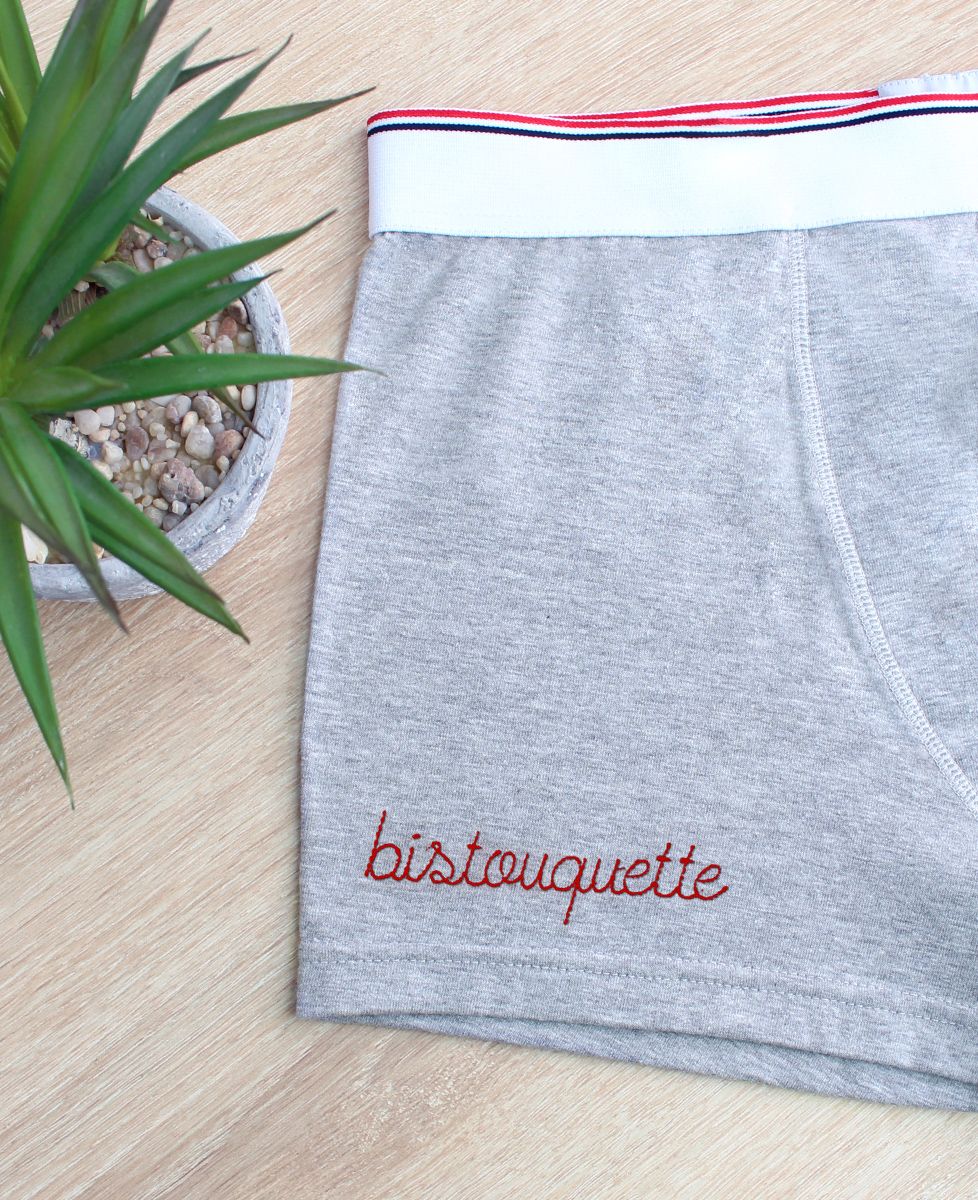 Boxer Bistouquette - brodé