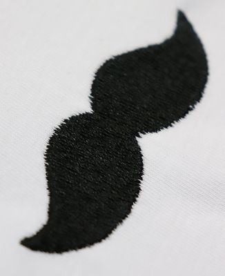 T-Shirt homme Moustache (broderie)
