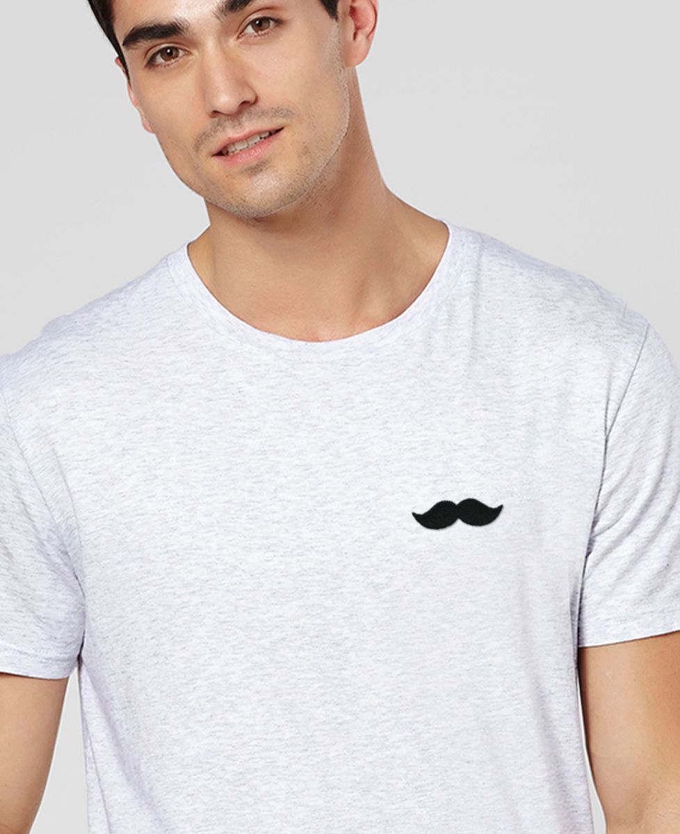 T-Shirt homme Moustache (broderie)