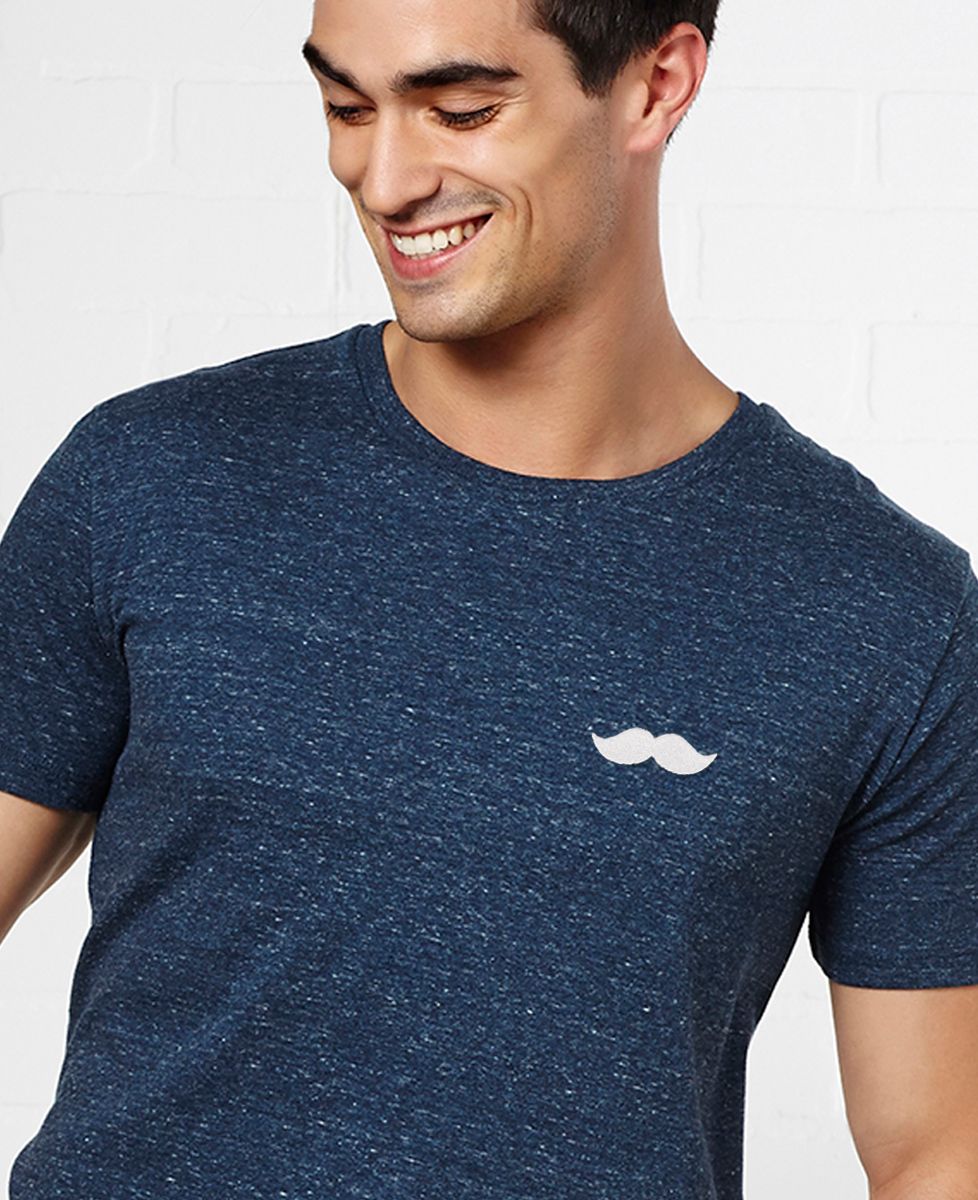 T-Shirt homme Moustache (broderie)