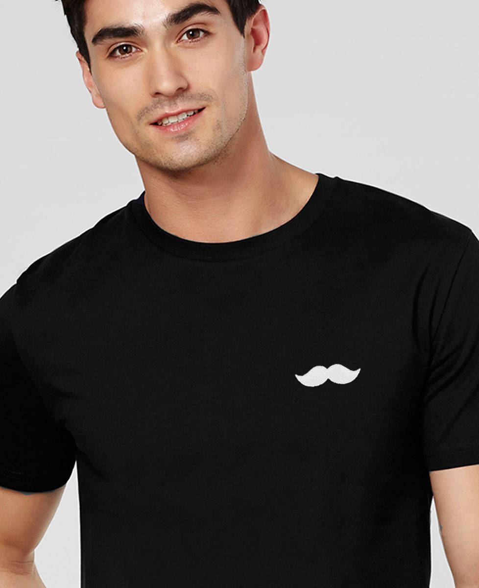 T-Shirt homme Moustache (broderie)