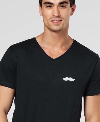 T-Shirt homme Moustache (broderie)