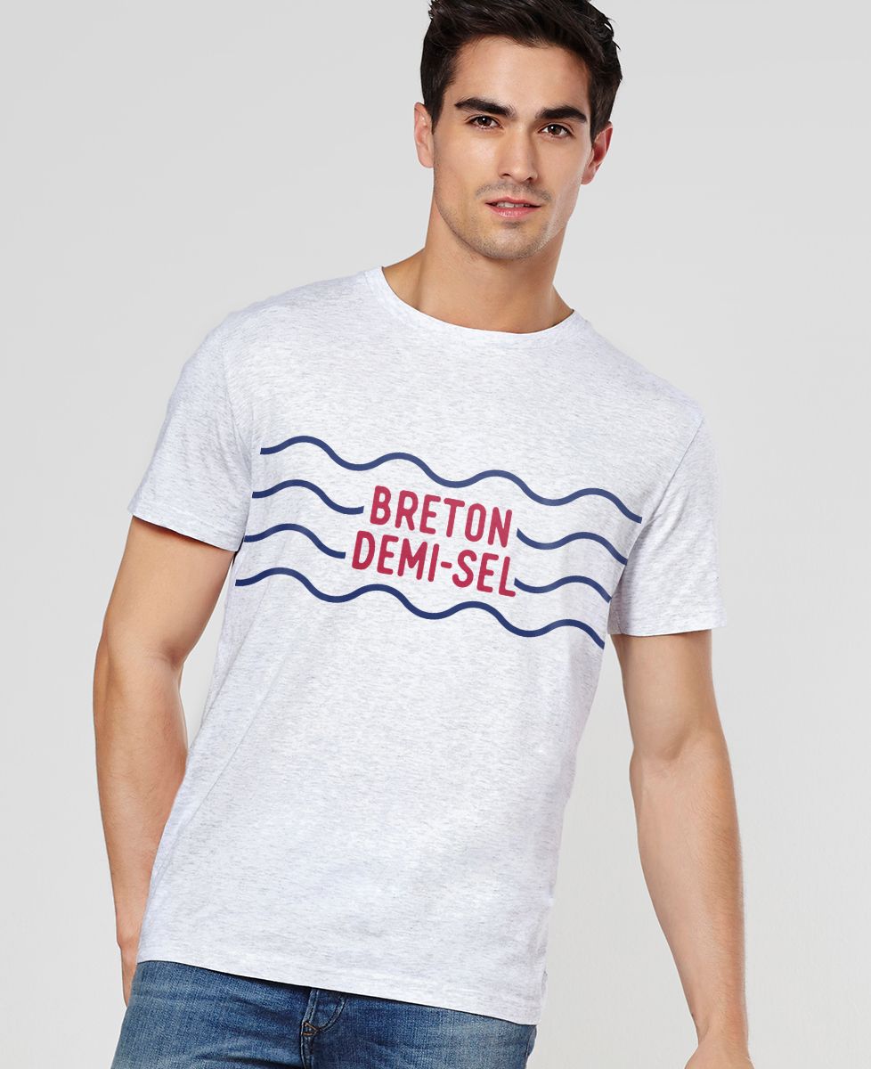 T-shirt homme Breton demi-sel