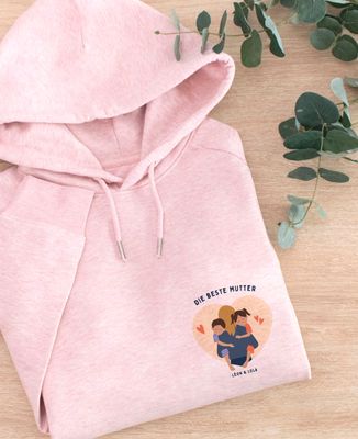Hoodie Frauen Bester mutter individualisiert - Papa-Geschenke, Geschenke Mama, Werdende Mutter/Vater