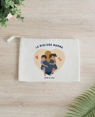 Pochette La migliore mamma personalizzata - Regali per papà, Regali per la mamma, Mamma/Papà futuro