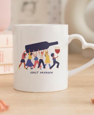 Vrienden aperitief gepersonaliseerd