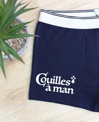 Boxer Couilles à man