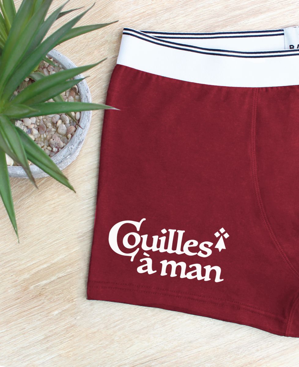 Boxer Couilles à man