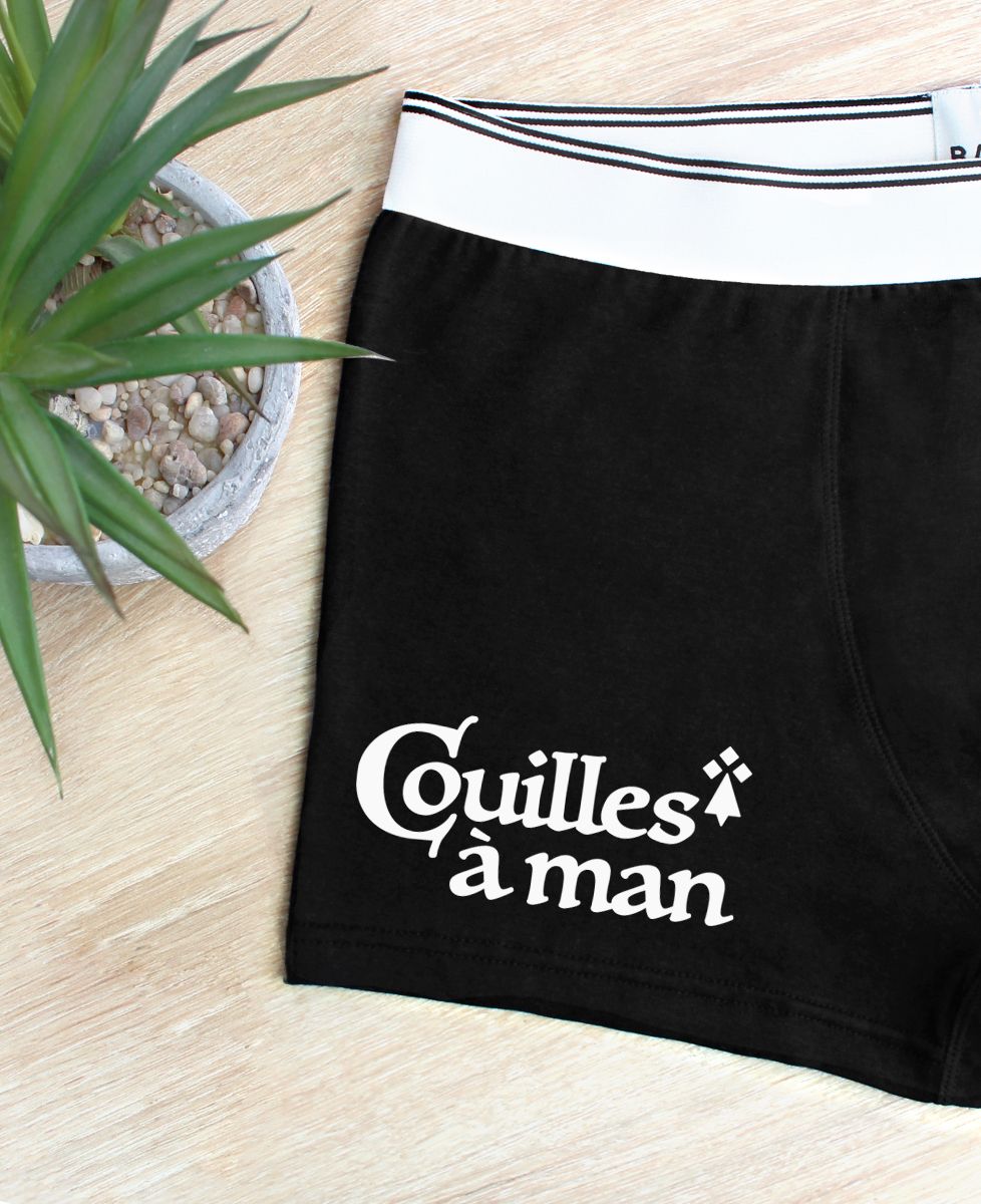 Boxer Couilles à man