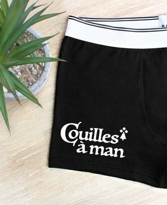 Boxer Couilles à man