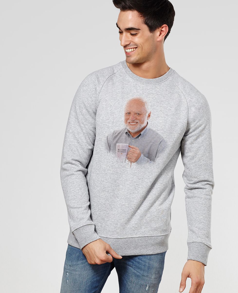 Sweatshirt homme Harold, roi des Internets