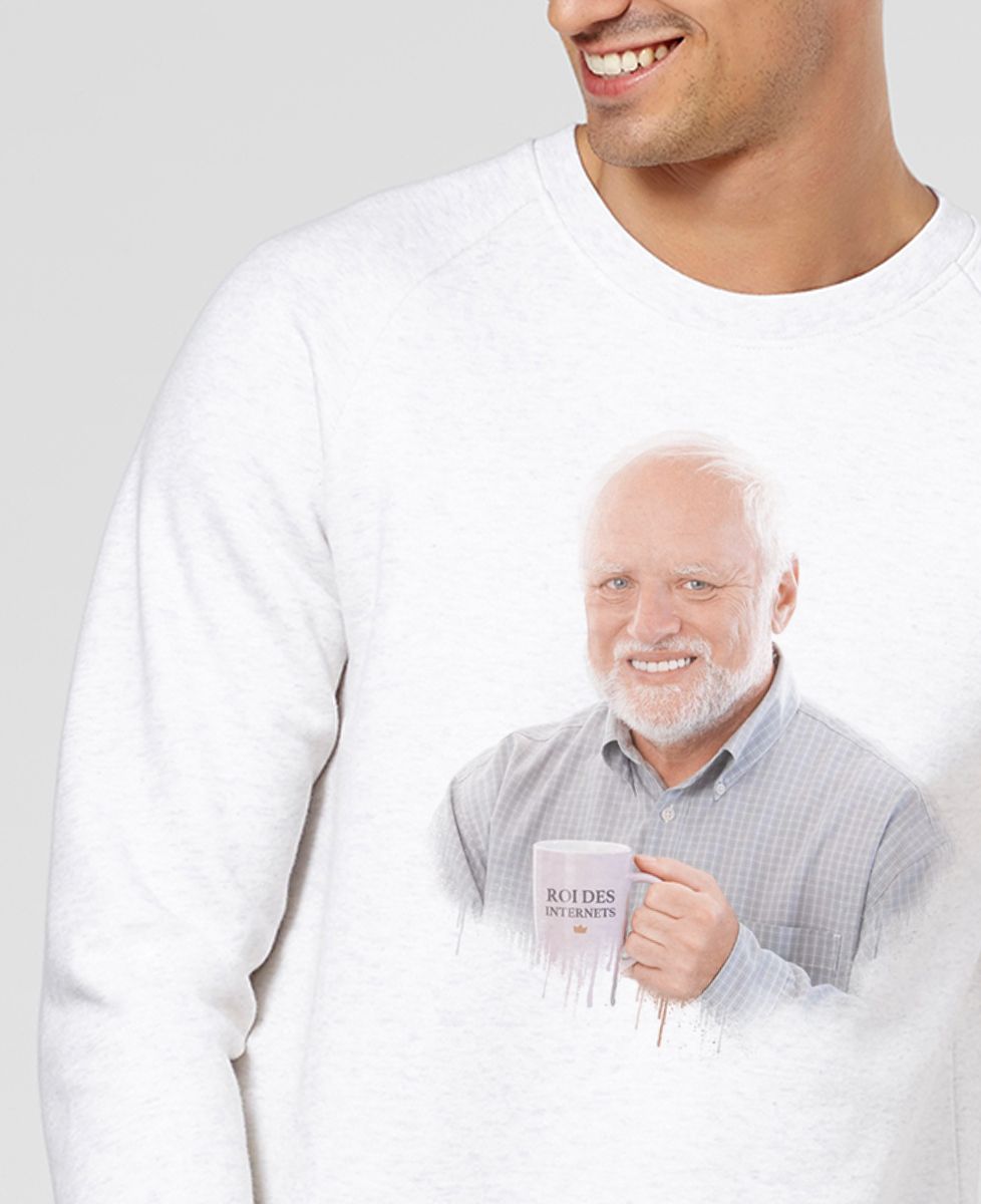 Sweatshirt homme Harold, roi des Internets