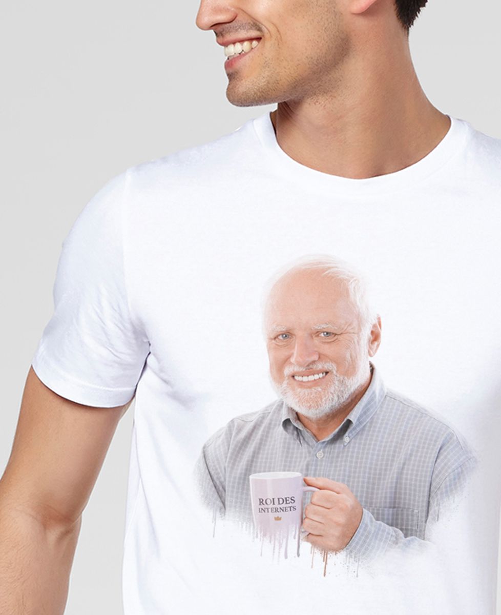 T-Shirt homme Harold, roi des Internets