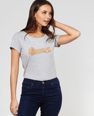 T-Shirt femme Daenerys (effet métallisé)