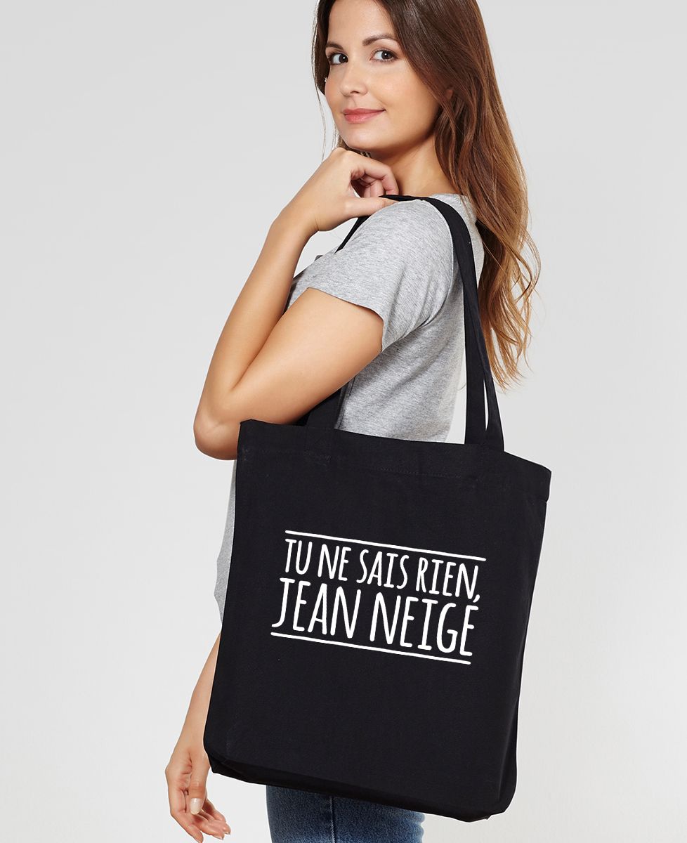 Tote bag Tu ne sais rien Jean Neige