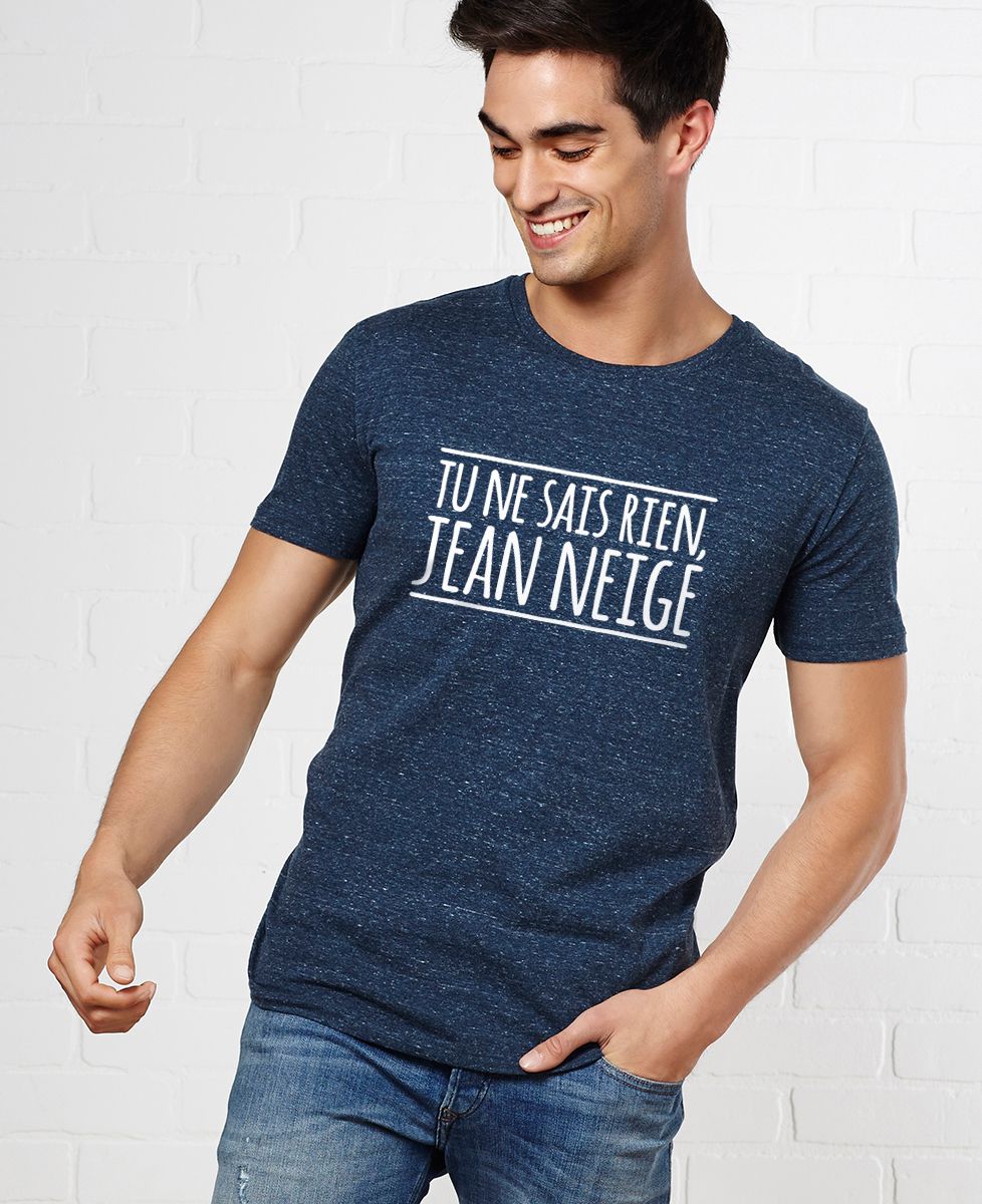 T-shirt homme Tu ne sais rien Jean Neige - Films & Séries, Geek & Jeux vidéo