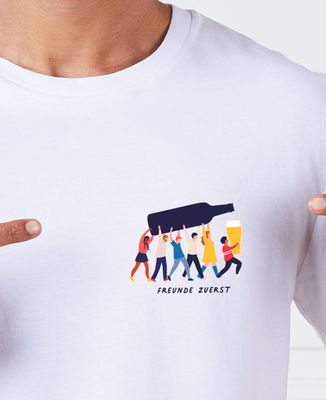 T-Shirt für Männer Personalisierte Aperitif-Freunde - JGA & Hochzeit, EVJF