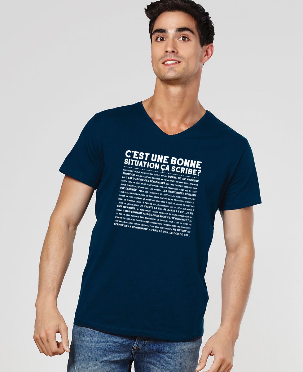 T-Shirt homme C'est une bonne situation scribe ?