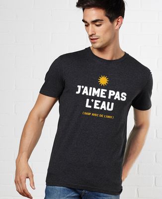 T-Shirt homme J'aime pas l'eau