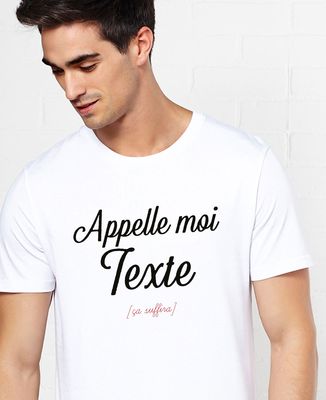 T-Shirt homme Appelle-moi personnalisé