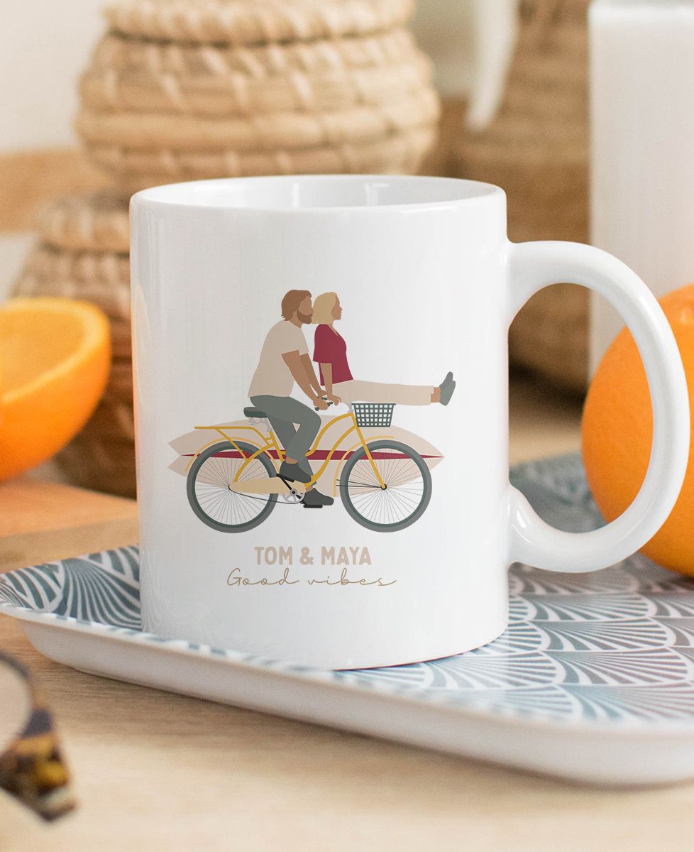 T-shirt Femme Motif Fleurs Et Vélo - Cadeau Idéal Pour Les Amatrices De Cyclisme, Coupe Classique Unisexe - 2