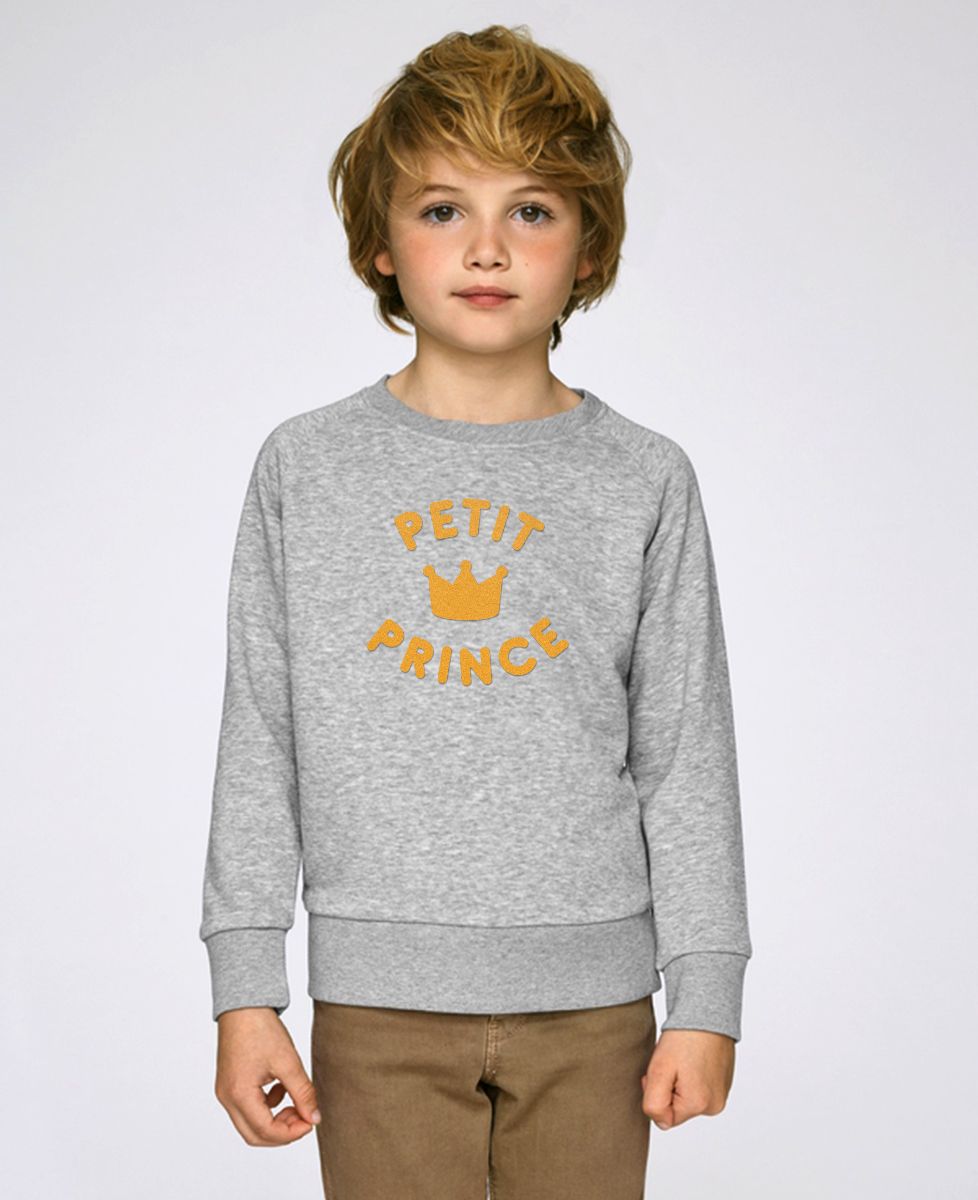 Sweatshirt enfant Petit prince - Effet velours