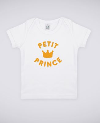T-Shirt bébé Petit prince - Effet velours