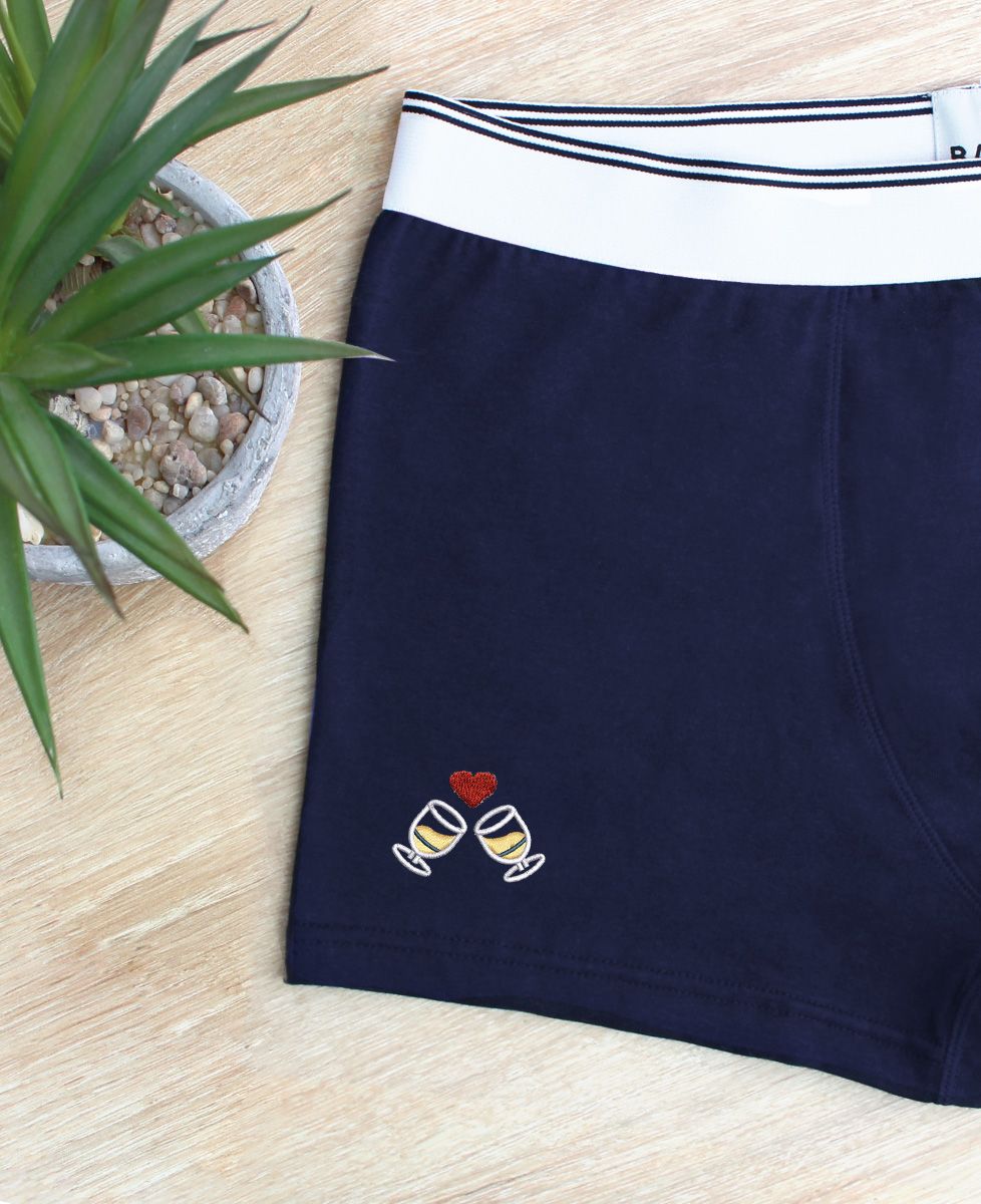 Boxer Amour anisé (brodé)