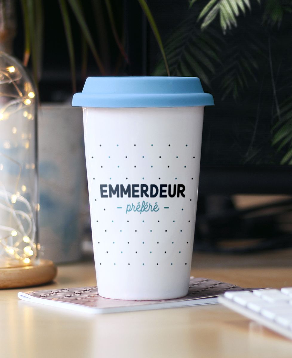 Mug take away Emmerdeur préféré