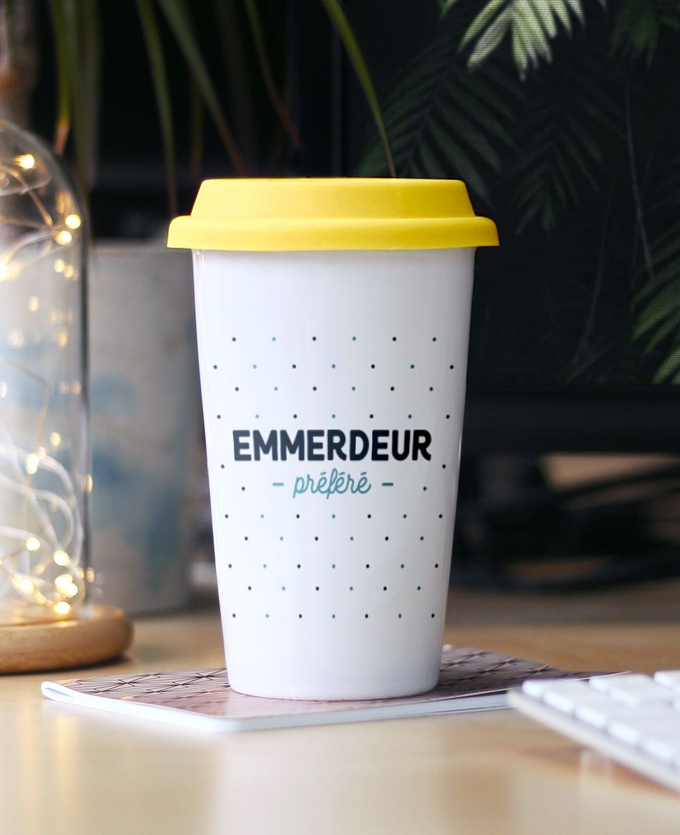 Mug take away Emmerdeur préféré