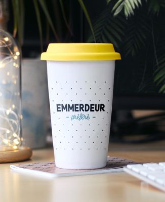 Mug take away Emmerdeur préféré