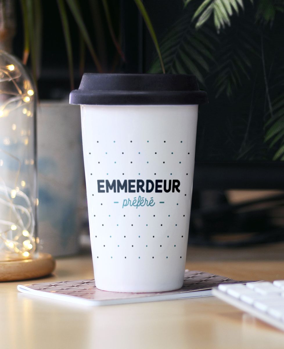 Mug take away Emmerdeur préféré