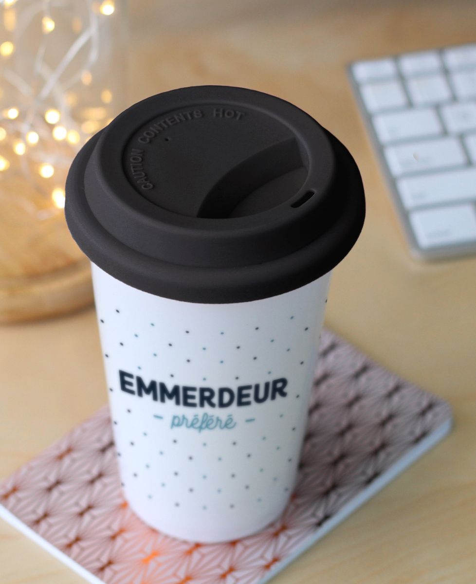 Mug take away Emmerdeur préféré