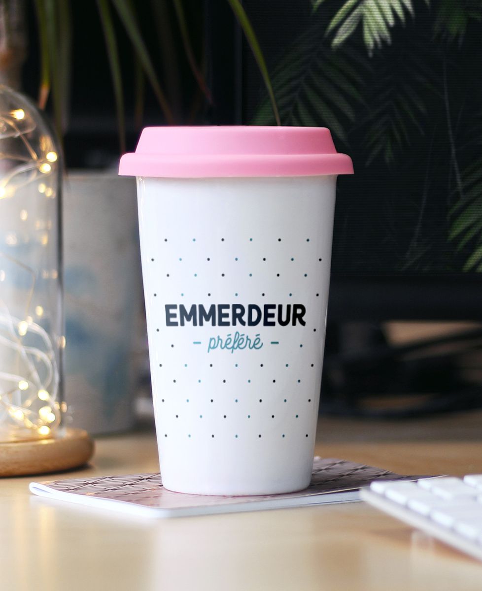 Mug take away Emmerdeur préféré