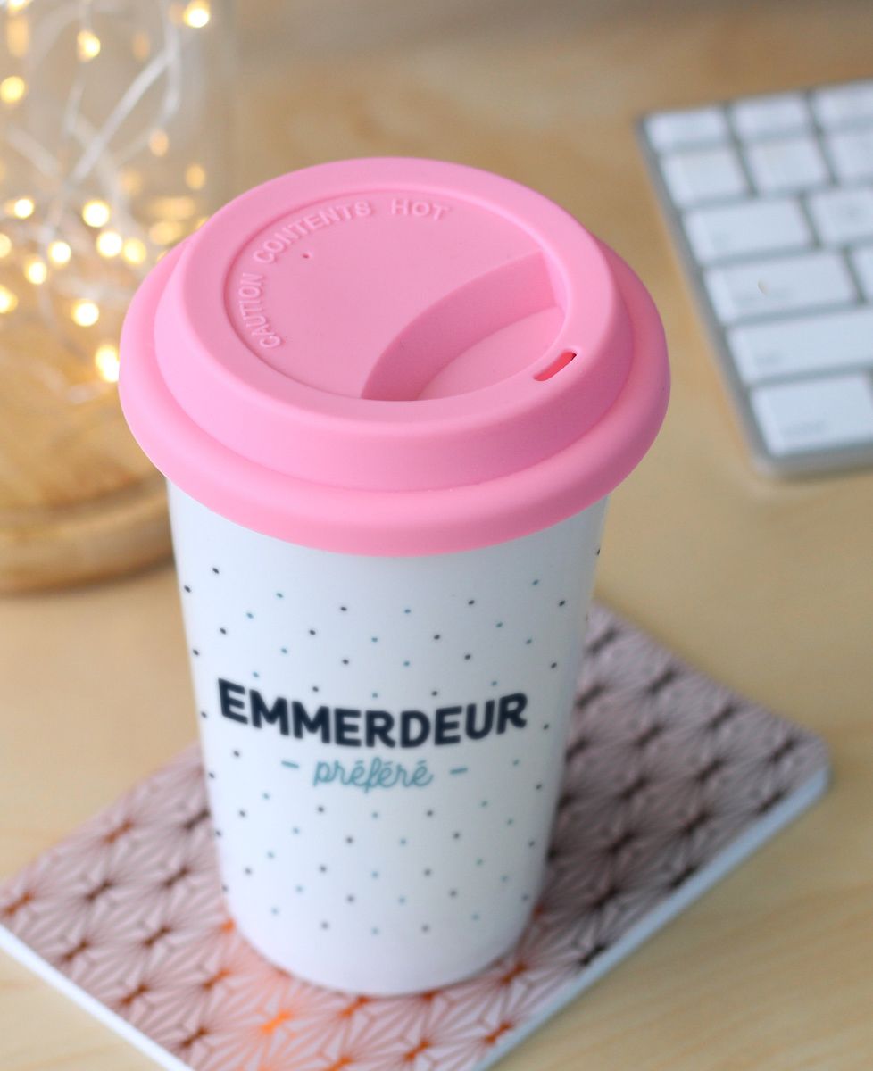 Mug take away Emmerdeur préféré