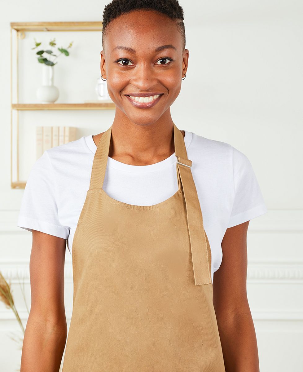 Apron with pocket Customized embroidered close couple - Couple gifts
