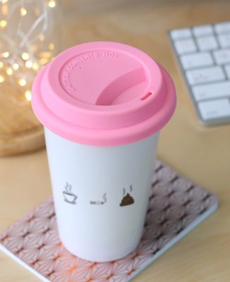 Mug take away Café clope caca