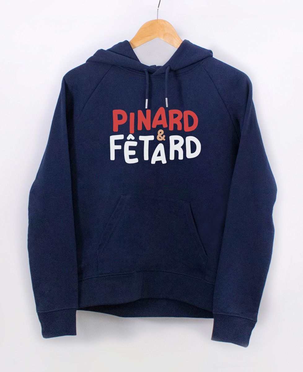 Hoodie femme Pinard et fêtard