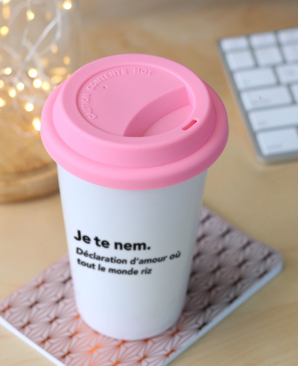 Mug take away Je te nem