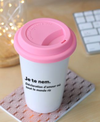 Mug take away Je te nem