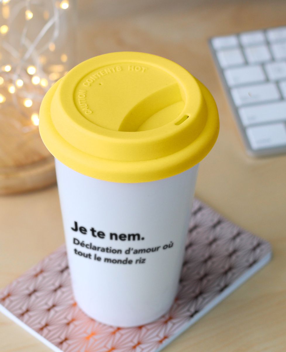 Mug take away Je te nem