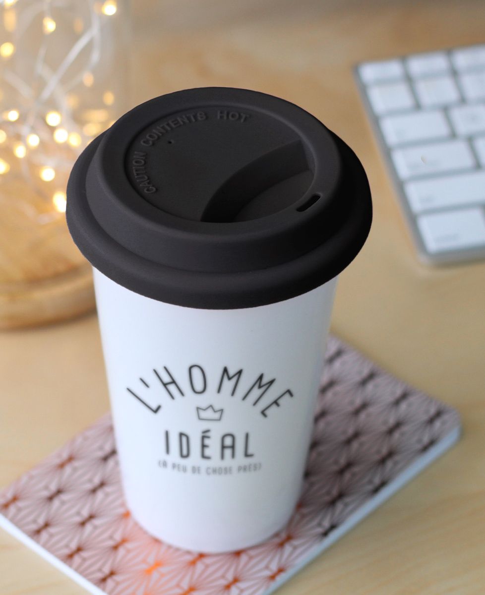 Mug take away L'homme idéal