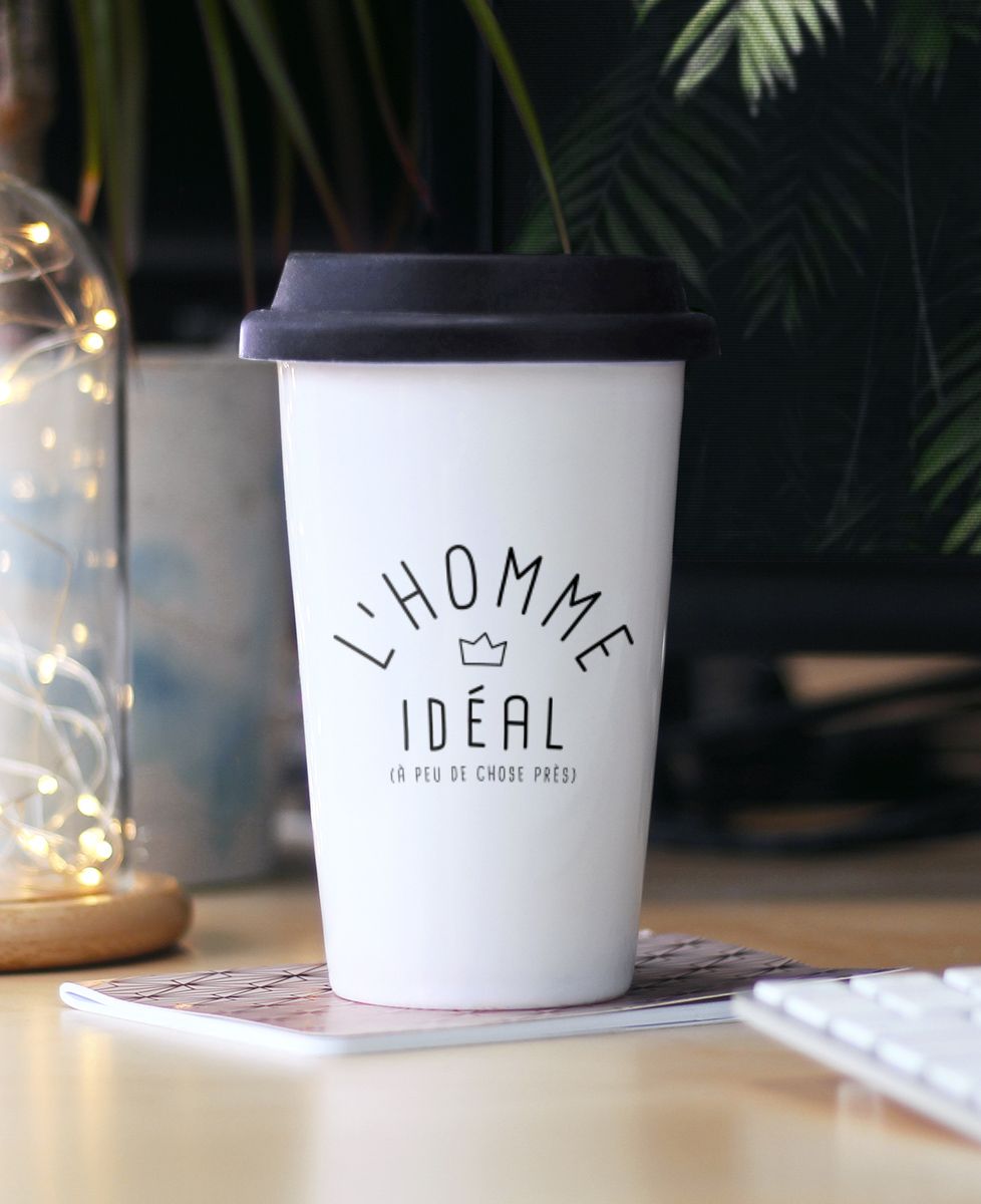 Mug take away L'homme idéal