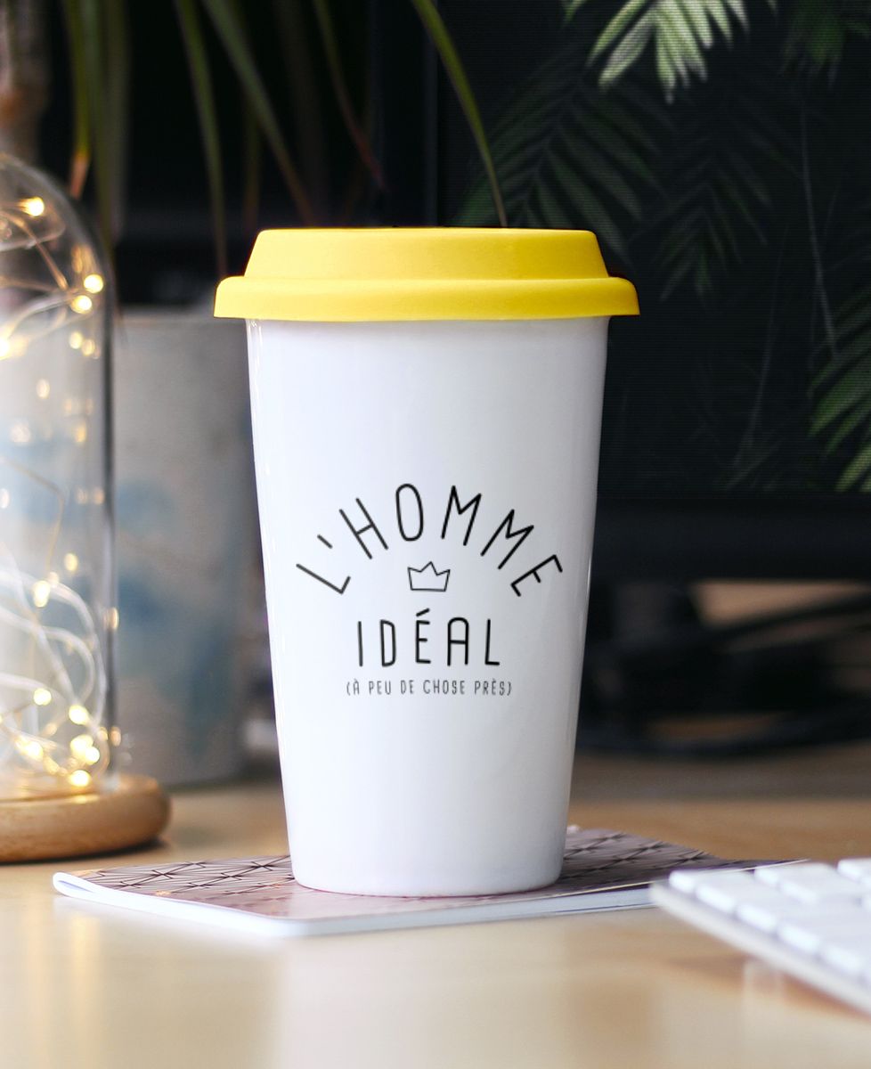 Mug take away L'homme idéal
