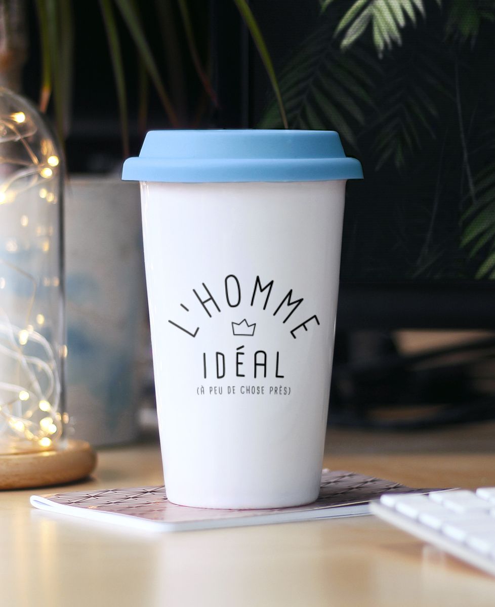 Mug take away L'homme idéal