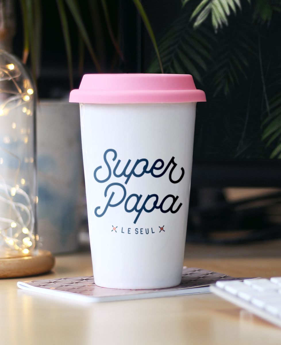 Mug take away Super Papa