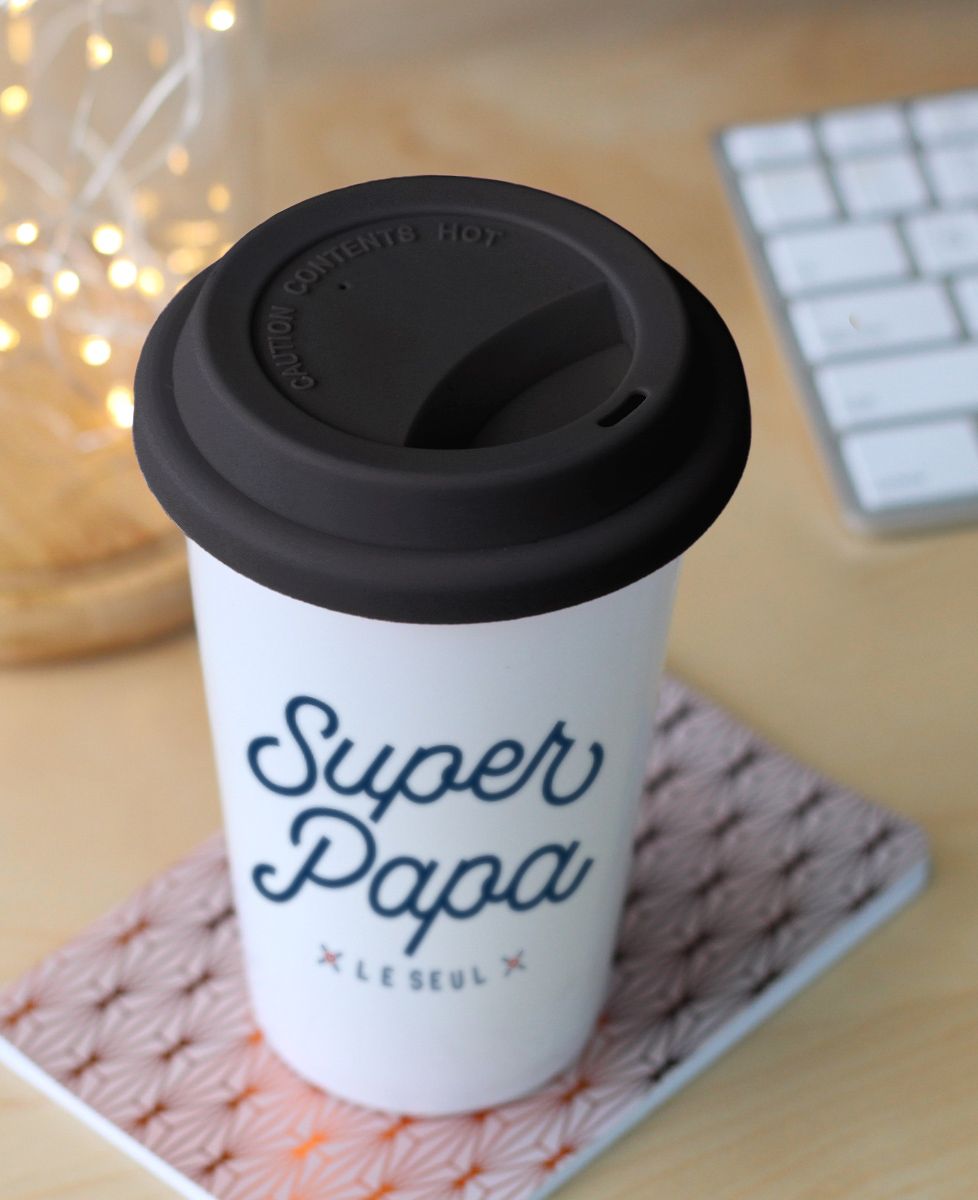 Mug take away Super Papa