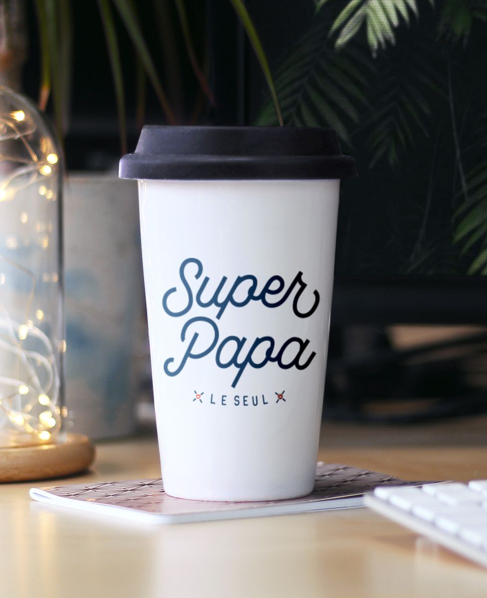 Mug take away Super Papa