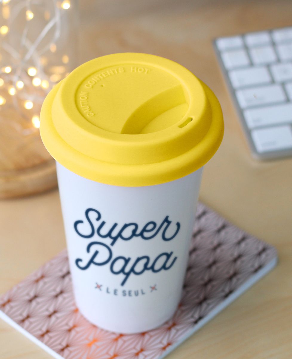 Mug take away Super Papa
